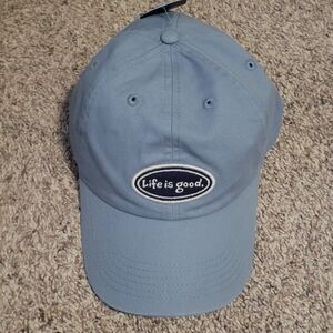 Life Is Good Light Blue Cap